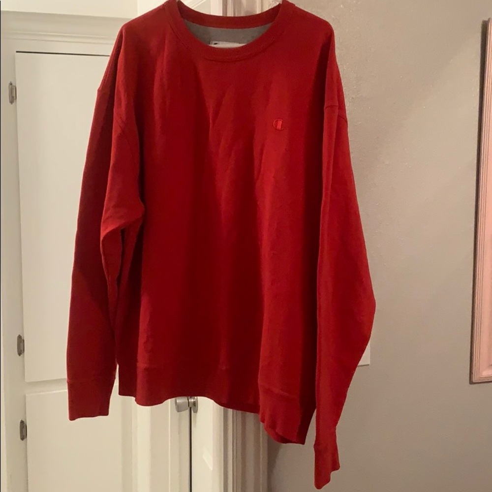 Red Champion Crew Neck